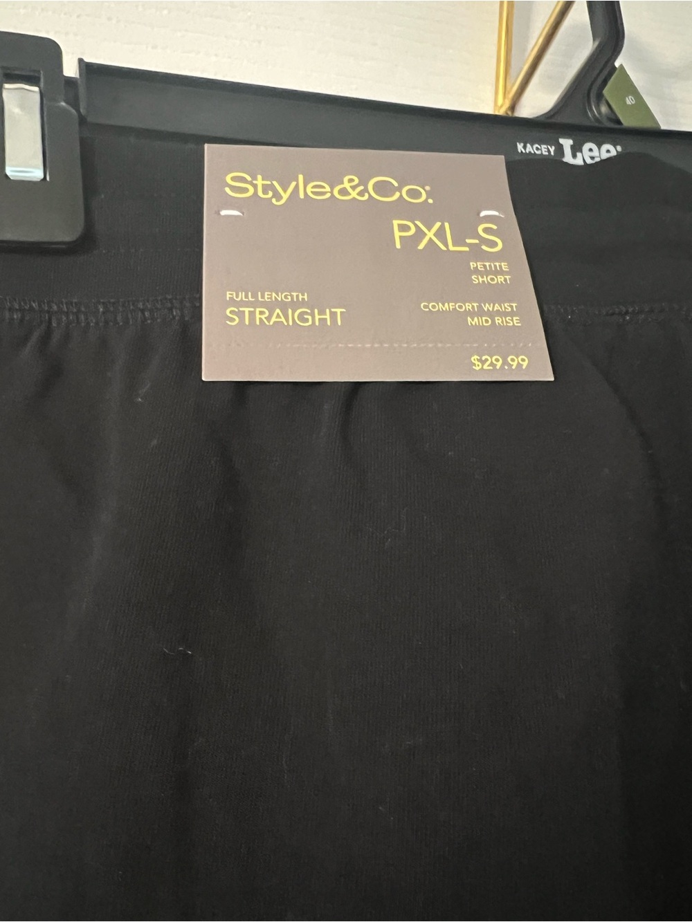 Style & Co. Black Wide-Leg Drawstring Pants - Picture 4 of 4